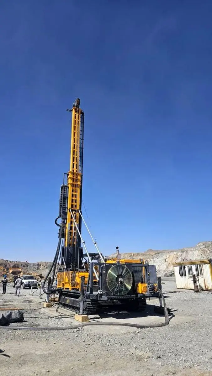 ورود دستگاه نسل جدید حفاری به مجتمع سنگ آهن سنگان