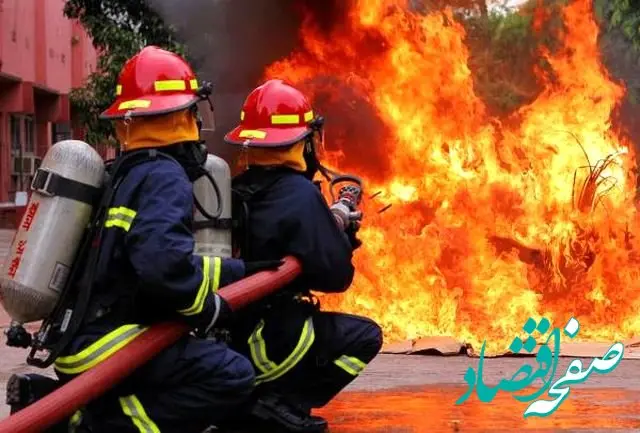 حادثه آتش سوزی در سعادت آباد