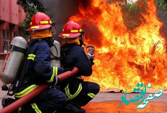 حادثه آتش سوزی در سعادت آباد