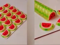 آموزش درست کردن دسر هندوانه ای مخصوص شب یلدا