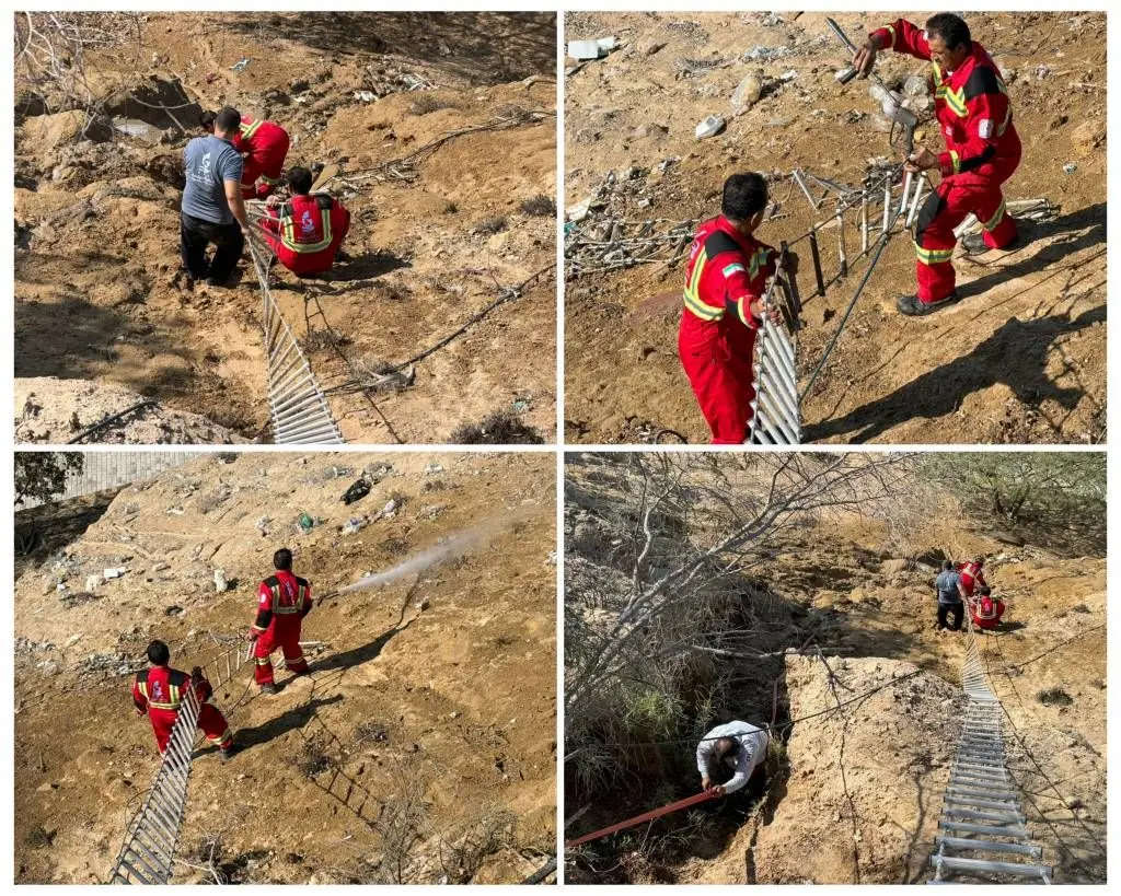 مانور پاکسازی ارتفاعات مشرف به ساحل لیپار برگزار شد