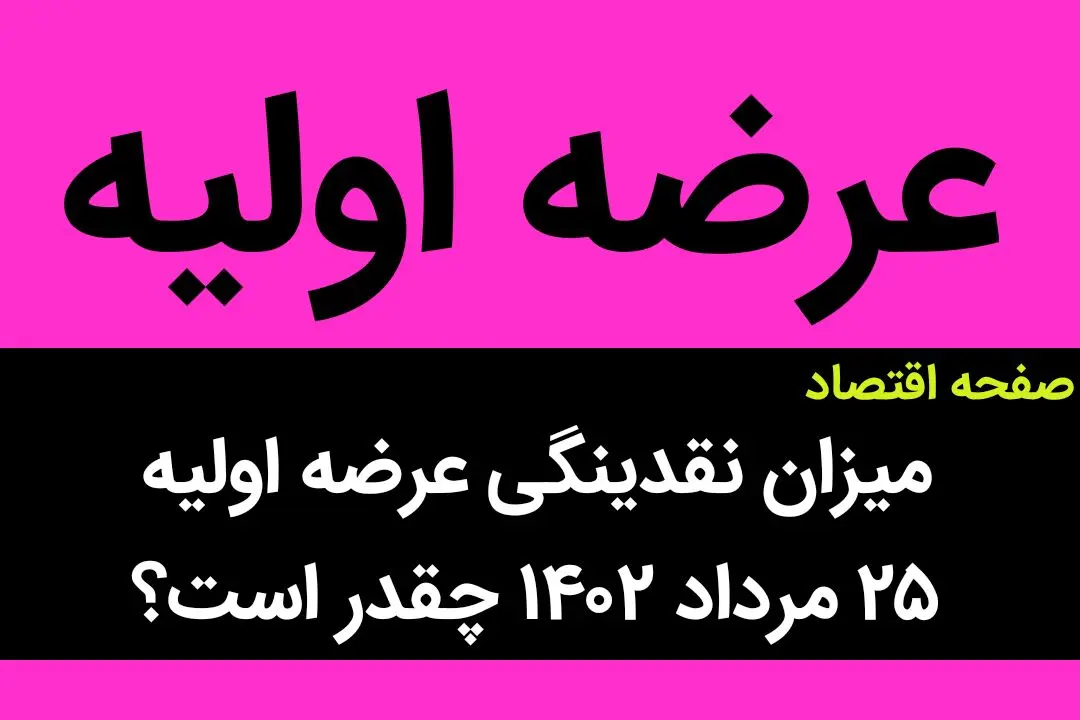 میزان نقدینگی عرضه اولیه ۲۵ مرداد ۱۴۰۲ چقدر است؟ | زمان عرضه اولیه این شرکت پر طرفدار