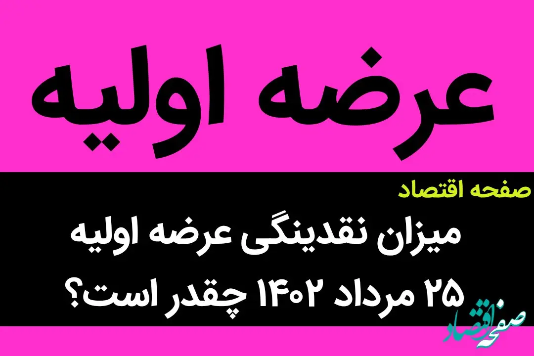 میزان نقدینگی عرضه اولیه ۲۵ مرداد ۱۴۰۲ چقدر است؟ | زمان عرضه اولیه این شرکت پر طرفدار