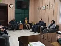 نشست رییس هیات مدیره بیمه دی و مدیران بنیاد شهید قزوین