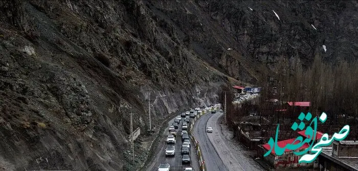 آخرین وضعیت محور کندوان | توقف خودروها در حاشیه راه‌ ممنوع