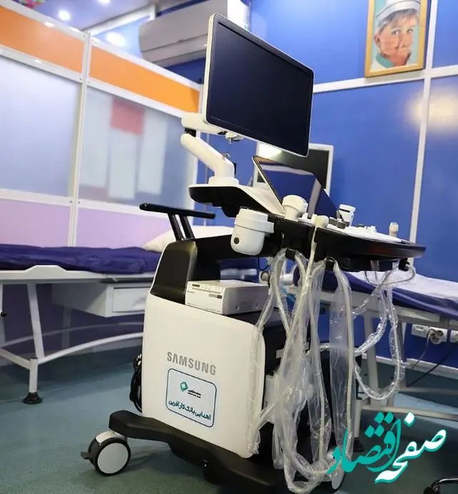 اهدای دستگاه” اکوکاردیوگرافی پیشرفته “ کودکان به بیمارستان مدرس