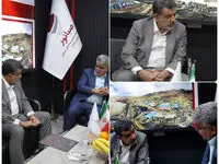 حضور عضو کمیسیون صنایع و معادن مجلس در غرفه صبانور