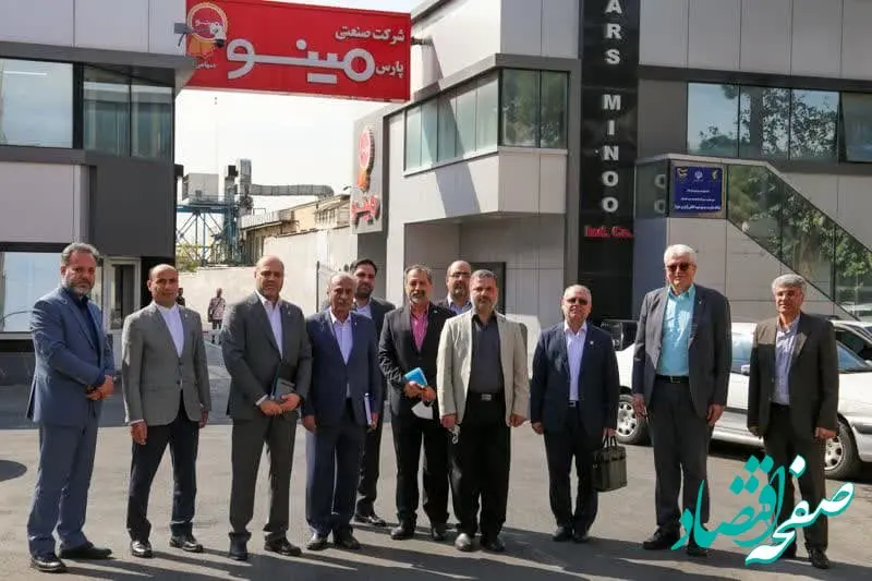 بازدید مدیرعامل بیمه ایران از گروه صنعتی مینو