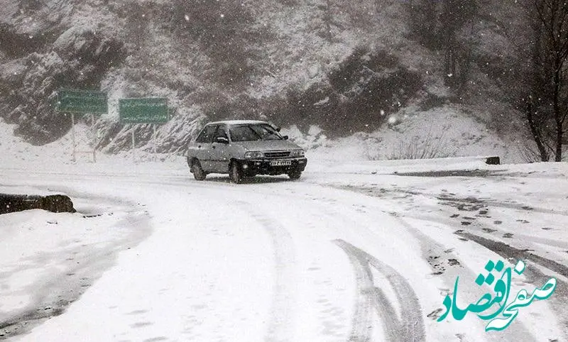 برف و باران شدید، خطر لغزندگی جاده‌ها در لرستان