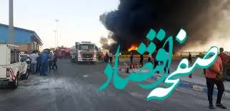 آتش سوزی ۳ فروند لنج در اداره بندر آبادان مهار شد