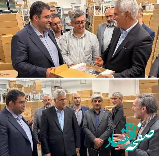 بازدید معاون وزیر ارتباطات و فناوری اطلاعات و مدیر عامل پست بانک ایران از طرح تسهیلاتی سامانه‌های نو‌آوری ارتباطات سینا