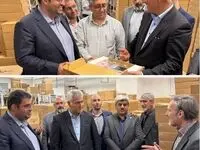 بازدید معاون وزیر ارتباطات و فناوری اطلاعات و مدیر عامل پست بانک ایران از طرح تسهیلاتی سامانه‌های نو‌آوری ارتباطات سینا