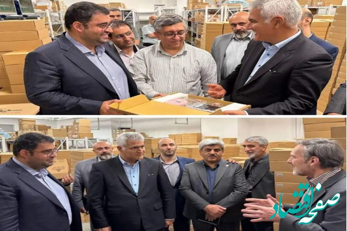 بازدید معاون وزیر ارتباطات و فناوری اطلاعات و مدیر عامل پست بانک ایران از طرح تسهیلاتی سامانههای نوآوری ارتباطات سینا