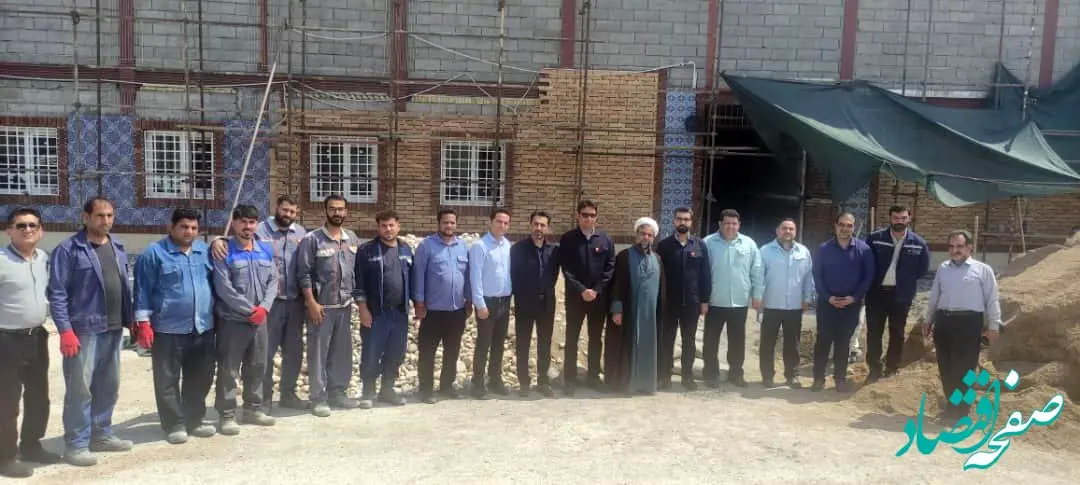 معاون منابع انسانی و امور اجتماعی فولاد خوزستان از ساختمان موکب شهدای فولاد در پایانه مرزی چذابه بازدید نمود