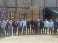 معاون منابع انسانی و امور اجتماعی فولاد خوزستان از ساختمان موکب شهدای فولاد در پایانه مرزی چذابه بازدید نمود