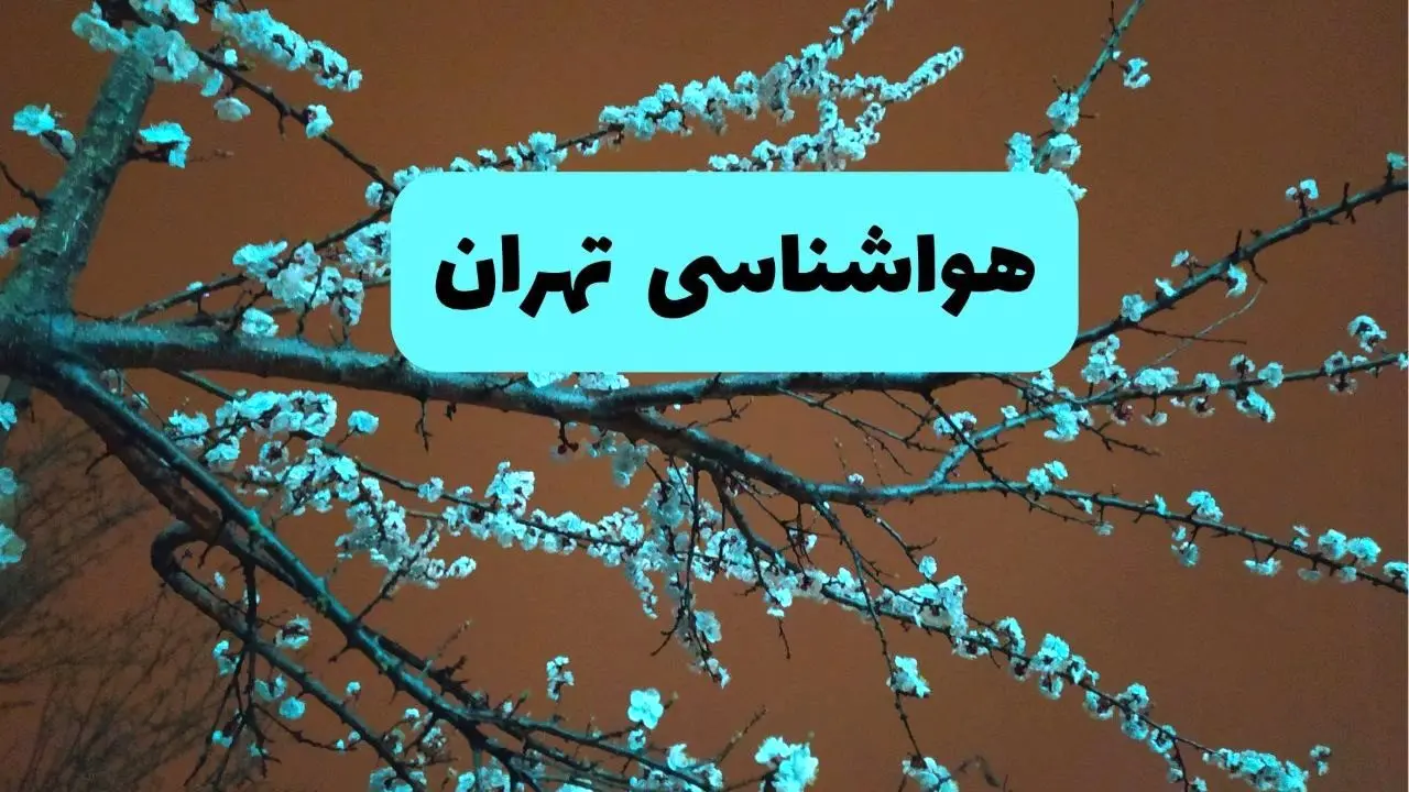 هواشناسی تهران فردا | پیش بینی وضعیت آب و هوا تهران فردا پنجشنبه ۱۵ خرداد ماه ۱۴۰۴