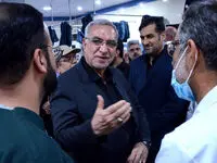 بازدید وزیر بهداشت از پایانه مرزی شلمچه