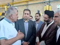 بازدید رئیس هیات عامل ایمیدرو از کارخانه رینگ اسپرت نیریز