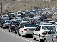 ترافیک سنگین در محورهای هراز و چالوس