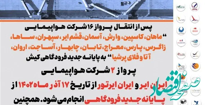 پرواز تمامی شرکت های هواپیمایی از 18 آذر از پایانه جدید فرودگاهی کیش