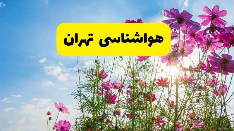 هواشناسی تهران ۲۴ ساعت آینده | پیش بینی وضعیت آب و هوا تهران فردا شنبه ۳ خرداد ۱۴۰۴ + آب و هوای استان تهران
