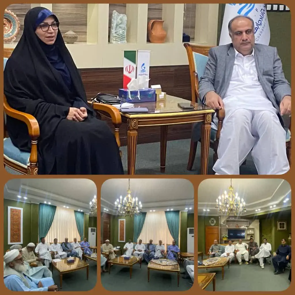 دیدار فرماندار شهرستان قصرقند با مدیرعامل سازمان منطقه آزاد چابهار