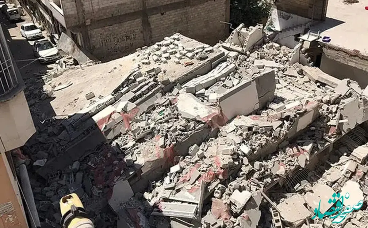 علت ریزش ساختمان ۲ طبقه در کوی علوی اهواز چه بود؟ 