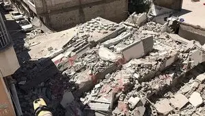علت ریزش ساختمان ۲ طبقه در کوی علوی اهواز چه بود؟ 