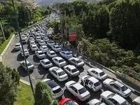 وضعیت ترافیکی در محورهای چالوس و هراز امروز