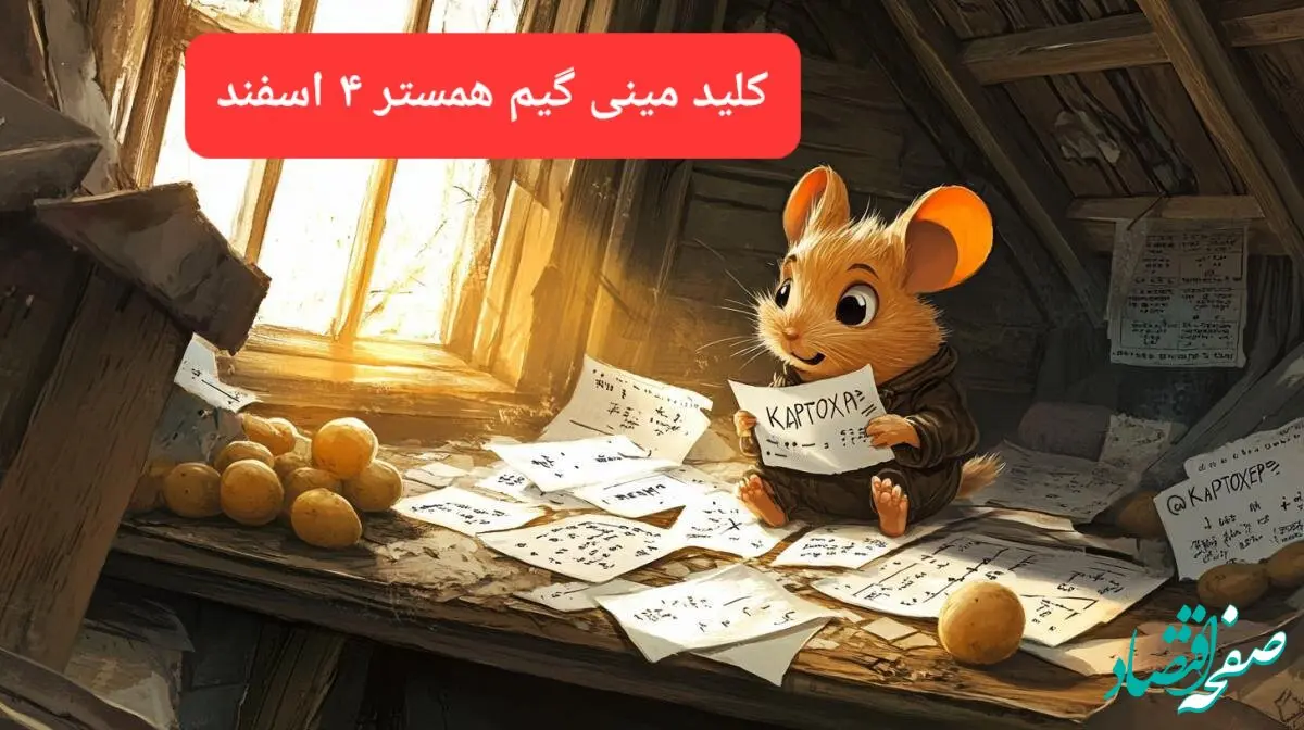 کلید مینی گیم همستر کامبت امروز شنبه ۴ اسفند ۱۴۰۳