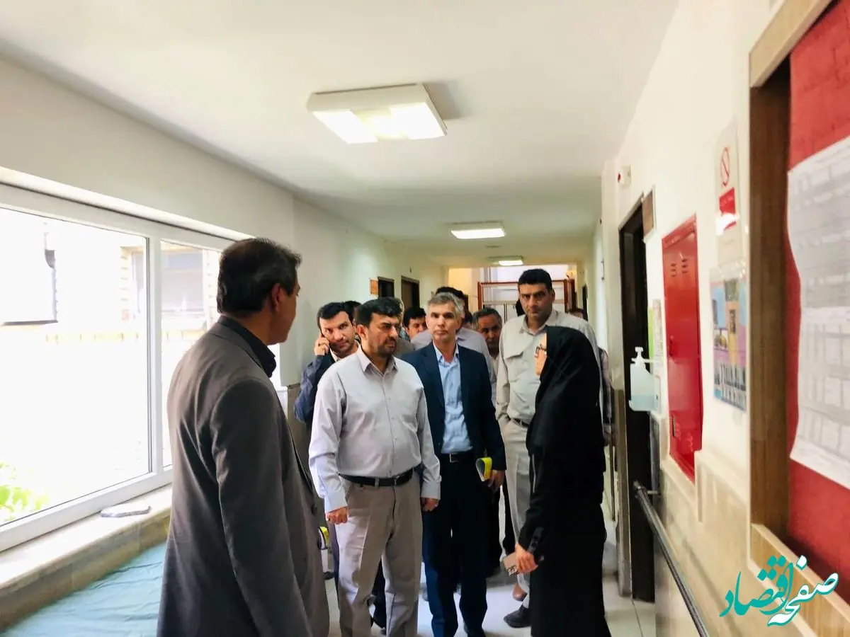بازدید مدیرعامل شرکت ملی صنایع مس از بیمارستان حضرت ولیعصر(ع) شهربابک