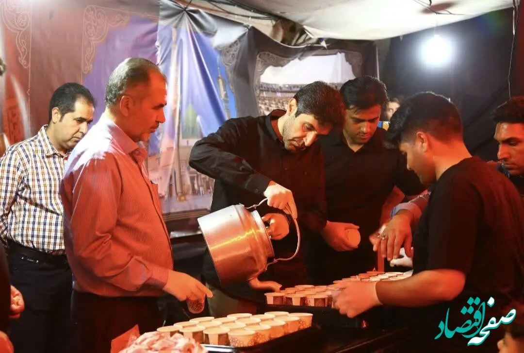 حضور مدیرعامل ، معاونین ، مدیران وکارکنان فولاد سنگان در موکب شهدای خدمت