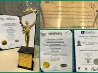 کسب نشان مدیر شایسته سال در حوزه مسئولیت اجتماعی توسط دکتر مصطفی پور