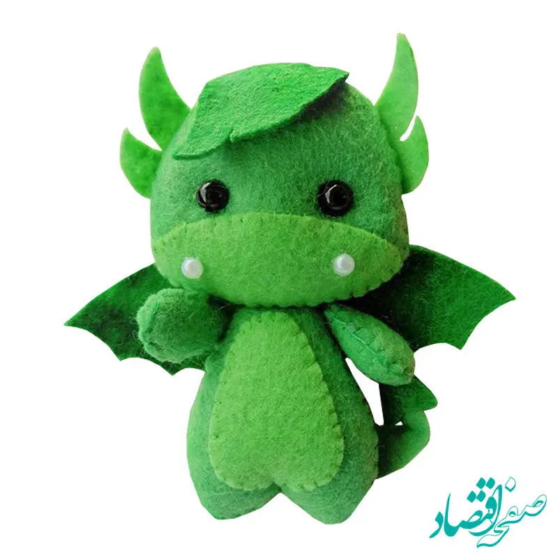 چگونه عروسک اژدهای نمدی حیوان سال 2024 و 1403 را تهیه کنیم؟