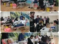 اهدای ۷۵ واحد خون توسط کارکنان شرکت فولاد آلیاژی ایران به مناسبت هفته بسیج