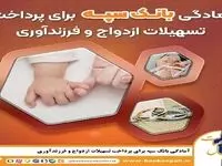 آمادگی بانک سپه برای پرداخت تسهیلات ازدواج و فرزند‌آوری