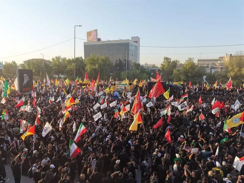 وداع باشکوه با رهبر شهید ایران در نجف اشرف