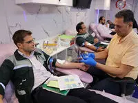 استقبال گسترده کارکنان فولاد آلیاژی ایران از برنامه اهدای خون