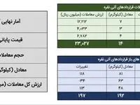 معامله ۱۲۹ کیلوگرم شمش نقره در بورس کالا