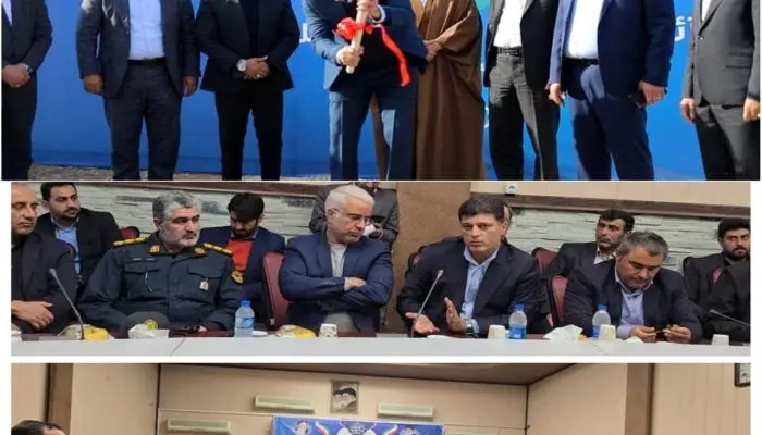 آغاز عملیات اجرایی خط انتقال آب و احداث مخزن آب شهرک طالقانی/ کلنگ‌زنی و رونمایی از پروژه‌های احداث مدرسه و هنرستان در بندرامام