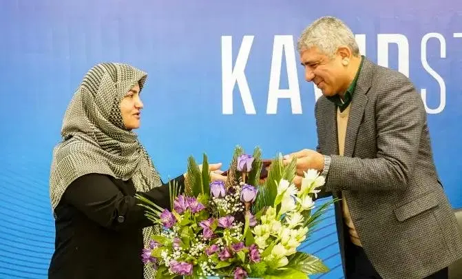 مراسم تودیع معاون سرمایههای انسانی فولاد کویر برگزار شد
