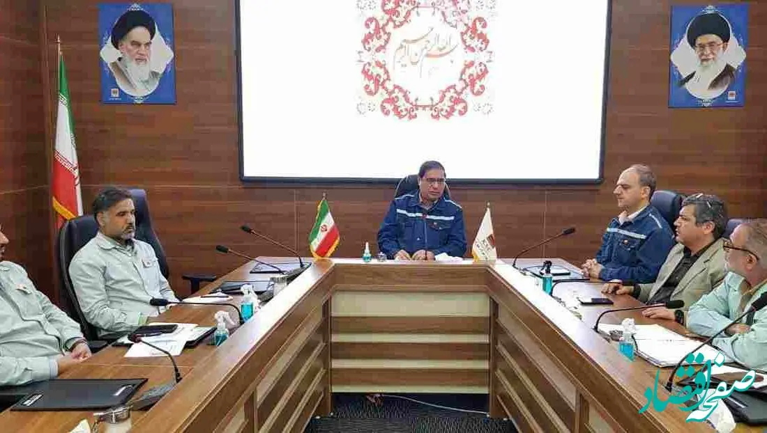 جلسه پایان سال کمیته عالی HSE شرکت فولاد خوزستان