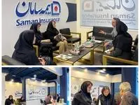 بیمه سامان محصولات خود را به بازدیدکنندگان خارجی نمایشگاه حمل و نقل معرفی می کند