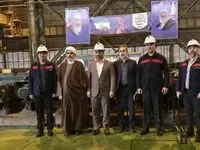بازدید حجت الاسلام و المسلمین مصطفی انصاری‌ فرد، مدیرکل بازرسی استان از شرکت فولاد اکسین خوزستان