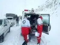 امدادرسانی به خودروهای گرفتار در برف /یکشنبه ۲۵ آذر ۱۴۰۳