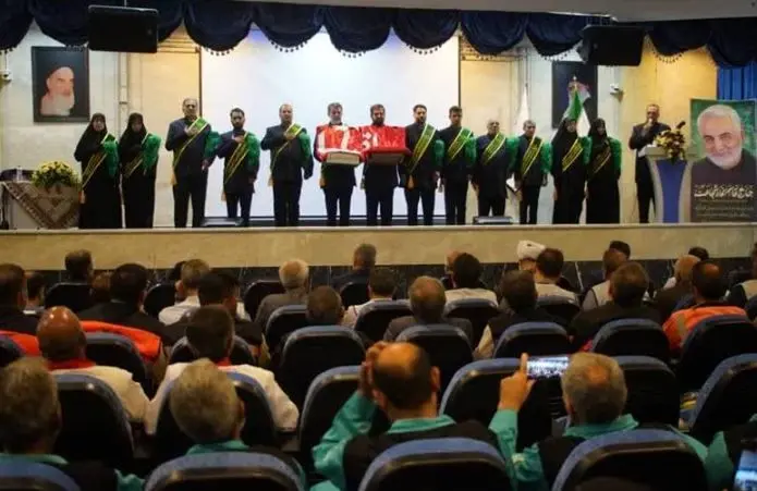 تقدیر از ذوب‌آهن اصفهان در مراسم برگزیدگان عملیات جهانی اربعین حسینی ۱۴۰۴