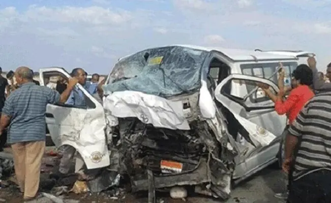 تصادف ۲ ون حامل زائران ایرانی جان ۱۰ نفر را گرفت