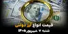 قیمت ارز دولتی امروز شنبه ۷ شهریور ۱۴۰۵؛ نرخ دلار و یورو رسمی چقدر شد؟
