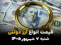 اینفوگرافی | قیمت ارز دولتی امروز شنبه ۷ شهریور ۱۴۰۵؛ نرخ دلار و یورو رسمی چقدر شد؟