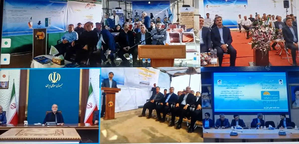 افتتاح ۹ نیروگاه خورشیدی به ظرفیت ۱۰۰ مگاوات توسط رئیس‌جمهور/ آغاز احداث 300 مگاوت نیروگاه جدید تجدیدپذیر